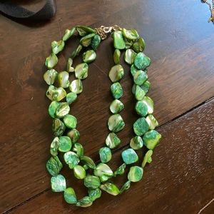Green Pearl Necklace